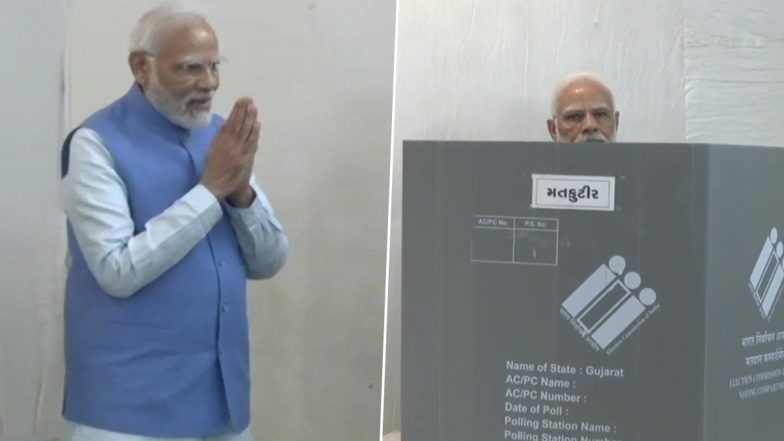 Gujarat Assembly Elections 2022: PM मोदी ने निभाई अपनी जिम्मेदारी, डाला अपने पसंदीदा उम्मीदवार को वोट, देखें Video