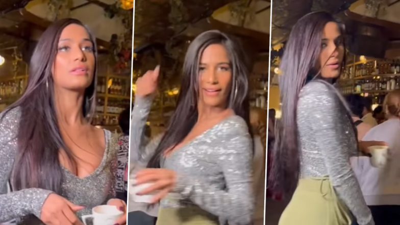 'Besharam Rang' सॉन्ग बजते ही Poonam Pandey ने दिखाई अपनी हॉट अदाएं, Video देखकर फैंस बोले-दीपिका  पादुकोण से बेहतर है