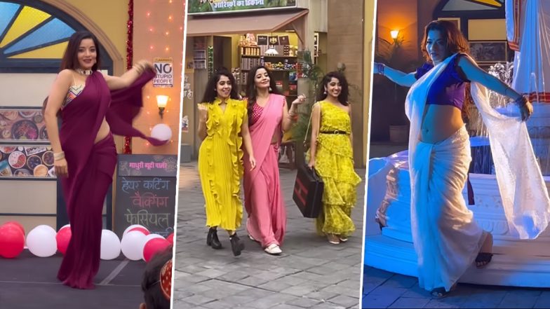 भोजपुरी एक्ट्रेस Monalisa ने ठुमकेश्वरी बन लगाई आग, एक्ट्रेस के सेक्सी ठुमके देख यूजर्स का दिल करने लगा धक-धक (Watch Video)