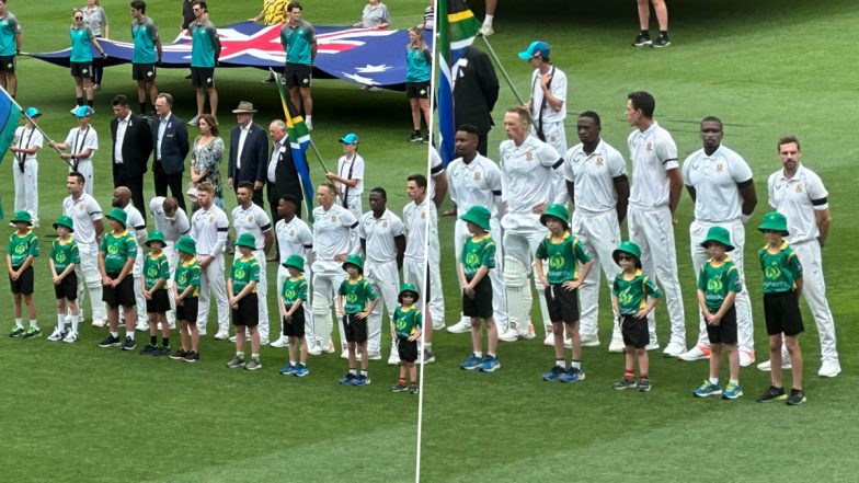 AUS vs SA 1st Test: मैदान में काली पट्टी बांधकर उतरे दक्षिण अफ्रीका और ऑस्ट्रेलिया के खिलाड़ी, जानें वजह