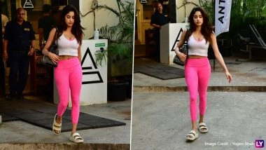 Jahnvi Kapoor का जिम लुक देखकर इम्प्रेस हुए फैंस, सेक्सी स्पोर्ट्स ब्रा में दिखा हॉट फिगर (See Pics)