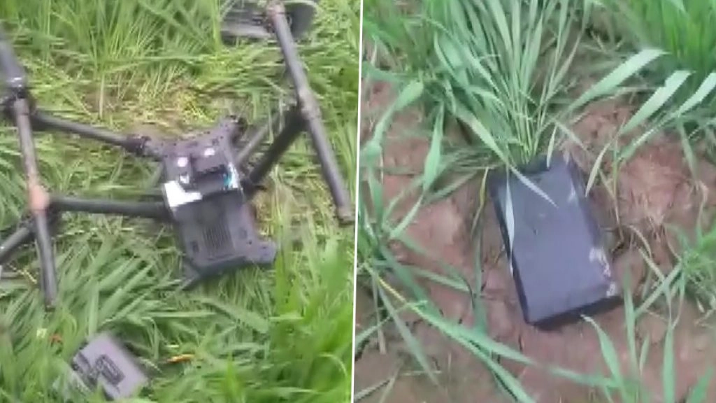 Punjab: BSF ने फिर पाक ड्रोन को खदेड़ा, हथियारों की बड़ी खेप बरामद