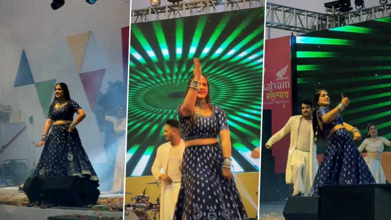 हरयाणवी डांसर Pranjal Dahiya ने लहंगा पहनकर किया दिलकश डांस, Video देखकर फिदा हुए फैंस