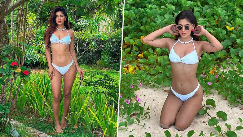 Karishma Sharma Sexy Pics: Ragini MMS Returns फेम करिश्मा शर्मा ने बिकनी पहन बढ़ाया सोशल मीडिया का पारा, एक्ट्रेस की हॉटनेस देख यूजर्स का दिल हुआ गार्डन-गार्डन (See Pics)