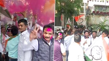 Celebration After Anil Deshmukh Grants Bail: महाराष्ट्र के पूर्व गृह मंत्री और NCP नेता अनिल देशमुख को फिरौती मामले में जमानत मिलने के बाद समर्थको ने मनाया जश्न, देखें Photo