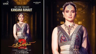 Chandramukhi 2: 'चद्रमुखी 2' में नृत्यांगना के किरदार में नजर आएंगी Kangana Ranaut, प्रोडक्शन हाउस ने एक्ट्रेस का पोस्टर शेयर कर किया स्वागत (View Poster)