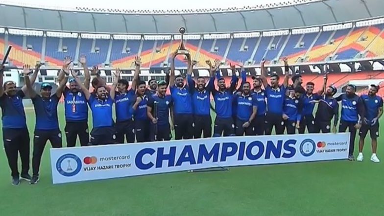 Vijay Hazare Trophy 2022: गायकवाड पर भारी पड़ा जैकसन का शतक, सौराष्ट्र ने महाराष्ट्र को हराकर जीता खिताब