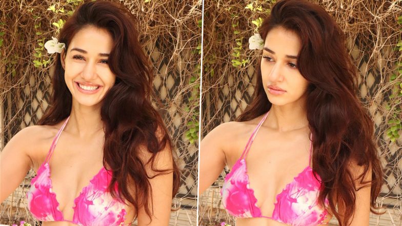 Disha Patani ने पिंक बिकनी पहन फिर बढ़ाया टेम्परेचर, Tiger Shroff की बहन ने किया ‘क्यूट’ कमेंट (See Pics)