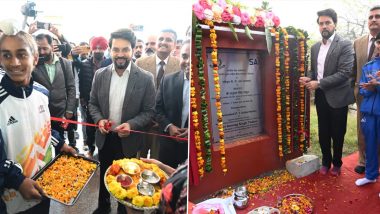 Anurag Thakur Visits SAI's Patiala Centre: खेल मंत्री ठाकुर ने साइ पटियाला केन्द्र में 300 बिस्तर वाले छात्रावास का उद्घाटन किया