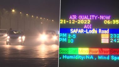 Delhi Air Pollution: दिल्ली में हवा की गुणवत्ता 'बहुत खराब' श्रेणी में पहुंचा, सावधान रहने की जरूरत