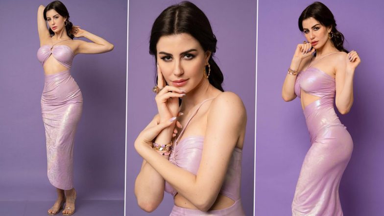 Giorgia Andriani का Thigh-High Slit गाउन में दिखा सिजलिंग अवतार, एक्ट्रेस की सेक्सी अदाओं ने जीता फैंस का दिल