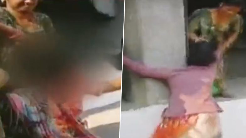 Gujarat Shocker: पति की मौत के बाद महिला को दूसरी शादी करने पर मिली खौफनाक सजा, पूर्व ससुराल वालों ने खंभे से बांधकर बेरहमी से पीटा- Watch Video