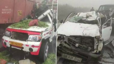 Haryana Road Accident: हरियाणा में धुंध की वजह से भीषण हादसा, एक दर्जन से ज्यादा गाड़ियां आपस में टकराईं, कई घायल