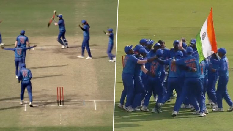 India Blind T20 World Cup 2022 Winning Moments Video: तीसरी बार ब्लाइंड टी20 वर्ल्ड कप 2022 जीतने के बाद खिलाड़ियों ने जमकर मनाया जश्न, देखें विडियो