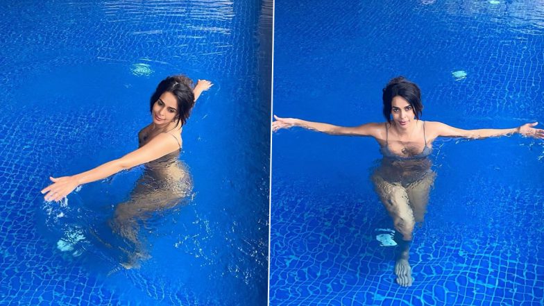 Mallika Sherawat ने बिकनी पहन स्विमिंग पूल में लगाई आग, एक्ट्रेस का सर्द मौसम में हॉट अवतार देख यूजर्स हुए लट्टू (See Pics)