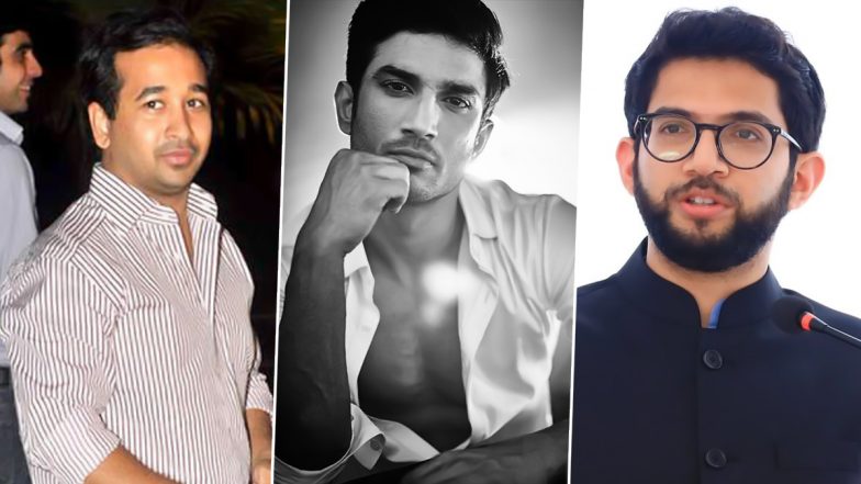 Sushant Singh Rajput की मौत से जुड़े मामले में BJP नेता Nitesh Rane ने की मांग, कहा- Aditya Thackeray का नार्को टेस्ट करवाओ