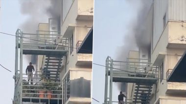 Fire in Noida: नोएडा 317 के एक कंपनी में लगी आग, मौके पर मौजूद दमकल विभाग (Watch Video)