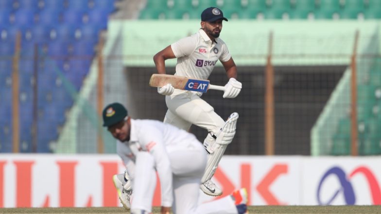 IND vs BAN 2nd Test Day 2: ऋषभ पंत के बाद श्रेयस अय्यर ने भी ठोका अर्धशतक, टीम इंडिया का स्कोर 215 के पार