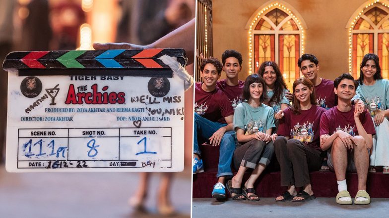 The Archies: Suhana Khan-Khushi Kapoor स्टारर 'द आर्चीज' की शूटिंग हुई पूरी, टीम ने केक काटकर मनाया जश्न