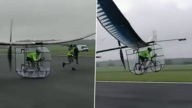 साइकिल चलाते हुए शख्स की उसे हवा में प्लेन की तरह उड़ाने की कोशिश, Viral Video देख नहीं होगा आंखों पर यकीन