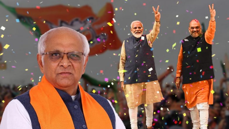 BJP Celebration in Gujarat: बड़ी जीत का बड़ा जश्न, BJP कार्यालय पहुंचे CM भूपेंद्र पटेल, शाम 6 बजे PM मोदी करेंगे संबोधित