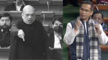 Amit Shah Loses His Cool On Congress MP: बीच सदन में कांग्रेस MP पर भड़के अमित शाह, Gaurav Gogoi से Pegasus पर हुई तीखी बहस