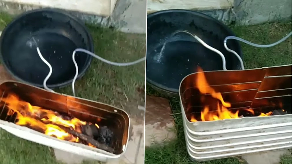 सर्दियों में पल भर में पानी गर्म करने का शख्स ने लगाया गजब का जुगाड़, Viral Video देख रह जाएंगे दंग