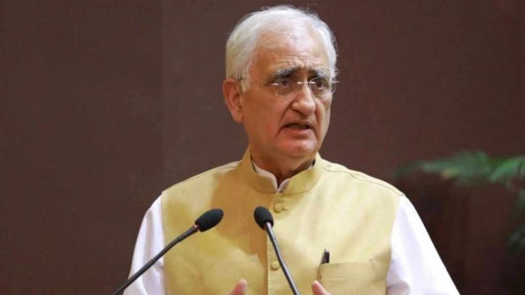 भगवान राम से राहुल गांधी की तुलना से नाराज हिंदू जागरण मंच ने सलमान खुर्शीद का पुतला फूंका