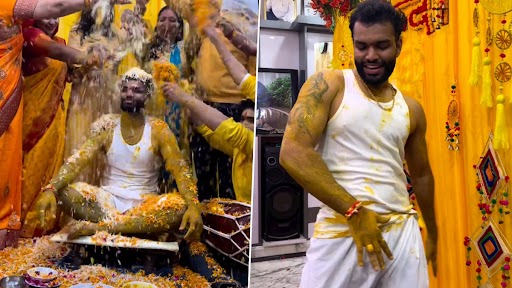 Groom Dance: दूल्हा और उसके दोस्तों ने लोकप्रिय भोजपुरी गाने पर किया डांस, नेटिज़न्स हुए खुश