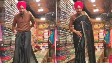 Man’s Flawless Saree Draping Skill: शख्स की साड़ी बांधने की स्किल देख नेटिज़न्स इम्प्रेस, वीडियो हुआ वायरल