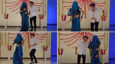 Desi Bhabhi Dance: देसी भाभी ने 'सर से सरकता जाए दुपट्टा' गाने पर मटकाई जबरदस्त कमर' अपने डांस से उड़ाया गर्दा