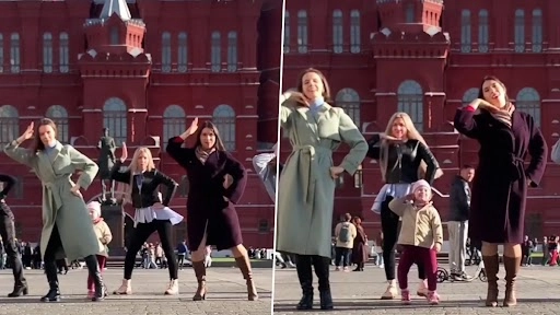 रूस में रूसी लड़कियों ने सामी- सामी गाने पर किया जबरदस्त डांस, वीडियो वायरल