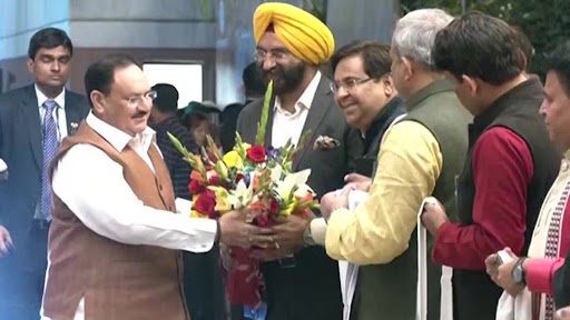 Assembly Election Results 2022: विधानसभा चुनाव के नतीजों के बाद बीजेपी के राष्ट्रीय अध्यक्ष जेपी नड्डा सहित प्रधानमंत्री और गृहमंत्री पहुंचे बीजेपी मुख्यालय, जनता को करेंगे संबोधित