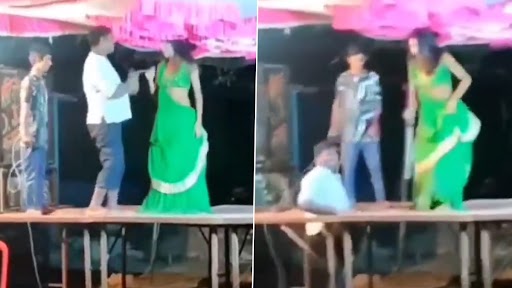 Stage Tod Dance: महिला का डांस देख जोश में आकर शख्स ने किया डांस, अपने स्टेप्स से तोड़ा स्टेज