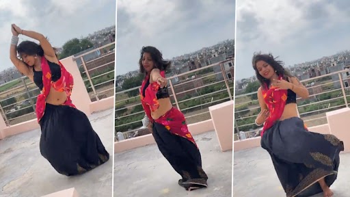 Desi Bhabhi Belly Dance Video: साड़ी में देसी भाभी ने 'दिलबर- दिलबर' गाने पर किया बेली डांस, अपनी अदाओं से इंटरनेट पर लगाई आग