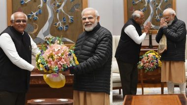 Delhi: दमदार जीत के बाद दिल्ली पहुंचे CM भूपेंद्र पटेल, PM नरेंद्र मोदी से की मुलाकात