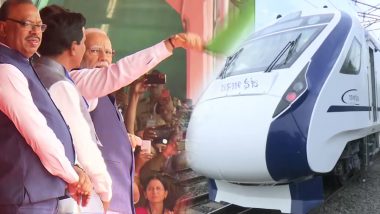 Nagpur: पीएम मोदी ने वंदे भारत एक्सप्रेस को दिखाई हरी झंडी, मुंबई से विलासपुर के लिए ट्रेन रवाना