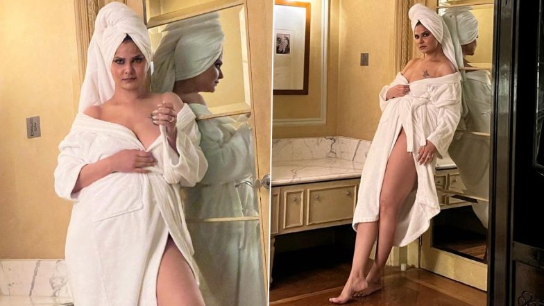 Kamasutra 3D और Gandii Baat जैसे बोल्ड सीरीज में काम कर चुकी एक्ट्रेस Aabha Paul ने सिर्फ टॉवल पहनकर दिया हॉट पोज, देखें Sexy Photos