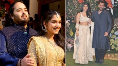 Anant Ambani-Radhika Merchant की Engagement सेरेमनी में पहुंचे Salman Khan, Bachchan Parivaar समेत ये स्टार्स, देखें Photos