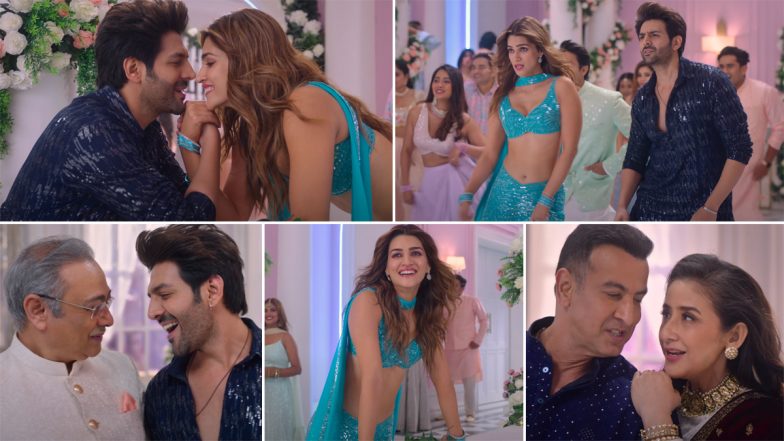 Shehzada Song Chedkhaniyan: Kartik Aaryan-Kriti Sanon स्टारर 'छेड़खानियां' गाना हुआ रिलीज, वीडियो देख आपके भी थिरकने लगेंगे पैर (Watch Video)
