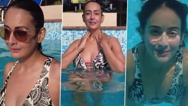 Mohabbatein एक्ट्रेस Preeti Jhangiani ने सेक्सी स्विमसूट पहनकर पानी में लगाईं आग, Hot Video हुआ Viral