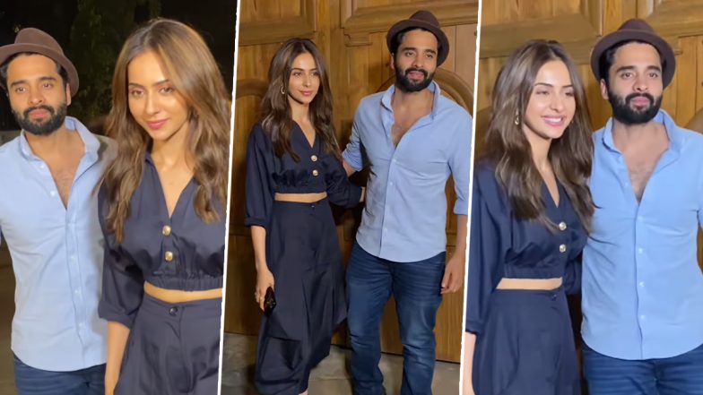 लव बर्ड्स Rakul Preet Singh-Jackky Bhagnani साथ में हुए स्पॉट, स्टायलिश आउटफिट में दिखा रकुल का स्टनिंग अवतार (Watch Video)
