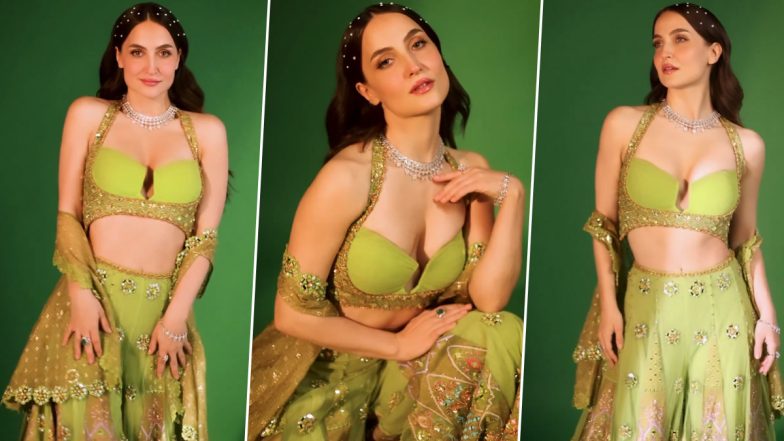स्वीडिश एक्ट्रेस Elli Avram ने ट्रेडिशनल आउटफिट में कराया अपना हॉट फोटोशूट, Video हुआ Viral