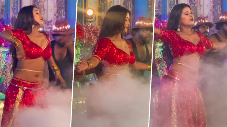 Bhojpuri एक्ट्रेस Dimpal Singh ने लाल घागरा चोली पहनकर स्टेज पर लगाए जबरदस्त ठुमके, Video देखकर फैंस बोले- ये तो धमाका है