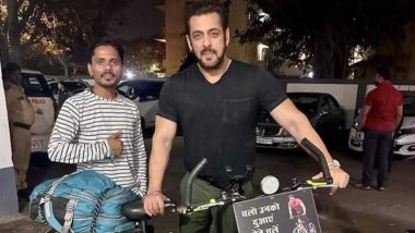 Salman Khan के फैन ने 1100 किमी की दूरी तय कर दी जन्मदिन की बधाई