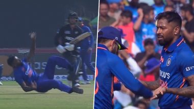 Hardik Pandya Catch Video: न्यूज़ीलैंड के खिलाफ दुसरे मुकाबले में हार्दिक पंड्या ने लपका शानदार कैच, देखें वीडियो