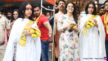 Kajol, daughter Nysa visit Siddhivinayak Temple: काजोल बेटी न्यासा के साथ गणपति बप्पा के दर्शन करने पहुंची सिद्धीविनायक मंदिर (Watch Video)