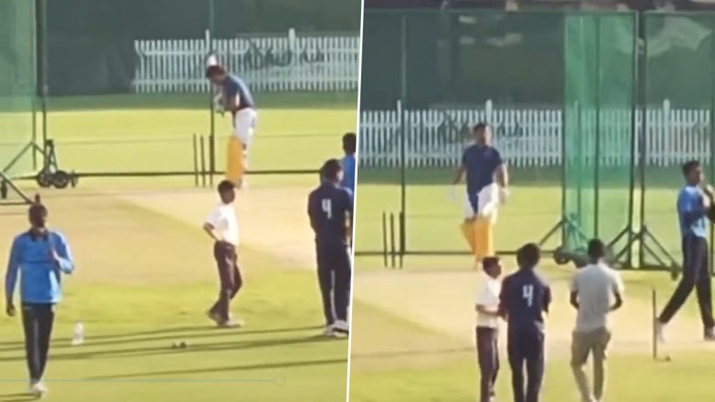 MS Dhoni Viral Video: बच्चों के साथ मैदान पर उतरे पूर्व कप्तान MS धोनी, जमकर कर दी पिटाई, देखें वीडियो