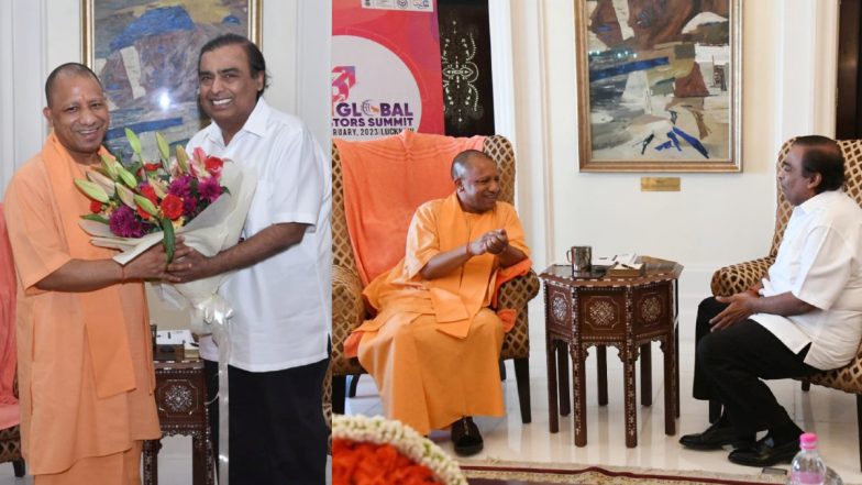 CM योगी ने मुकेश अंबानी से की मुलाकात, कहा- UP में निवेश कीजिए...सुरक्षा की गारंटी हमारी