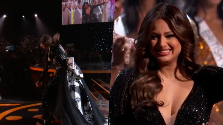 Miss Universe 2022 के इवेंट पर स्टेज पर गिरने से बाल-बाल बची Harnaaz Sandhu, विश्व सुंदरी का इमोशनल Video हुआ Viral